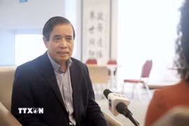 Giáo sư Vũ Minh Khương. (Ảnh: Tất Đạt/TTXVN)