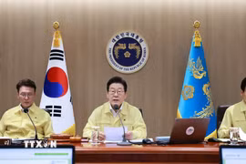 Ngày 21/8, Tổng thống Hàn Quốc Lee Jae Myung. (Ảnh: Yonhap/TTXVN)