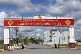 Khu đô thị mới An Bình do Công ty Cổ phần Đầu tư xây dựng Hồng Phát làm chủ đầu tư tại phường An Bình, thành phố Cần Thơ (tư liệu). (Ảnh: Thanh Liêm/TTXVN)
