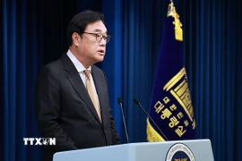 (Tư liệu) Chánh Văn phòng Tổng thống Hàn Quốc Chung Jin Suk. (Ảnh: Yonhap/TTXVN)