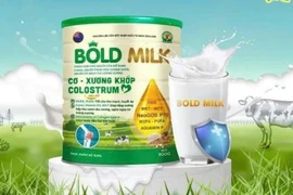 Bold Milk - cơ xương khớp Colostrum nhập từ Công ty TNHH We United là một trong 600 loại sữa giả đã bị các cơ quan chức năng phát hiện gần đây. 