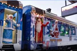 Chuyến tàu của Ông già Tuyết đã đến Moskva