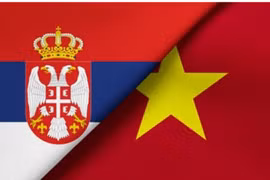 Quốc kỳ Việt Nam và Serbia (Vietnam+)