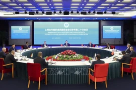 Toàn cảnh Hội nghị lần thứ 20 Bộ trưởng An ninh Tổ chức Hợp tác Thượng Hải (SCO) tại Bắc Kinh, ngày 24/6/2025. (Ảnh: THX/TTXVN)