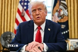 Tổng thống Mỹ Donald Trump. Ảnh: IRNA/TTXVN