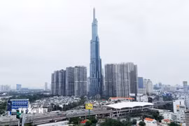 Tuyến Metro Bến Thành-Suối Tiên (Ảnh: Hồng Đạt/TTXVN)