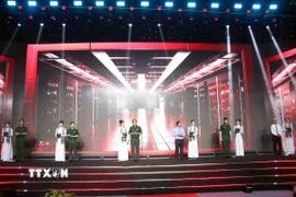 Tập đoàn Công nghiệp-Viễn thông Quân đội (Viettel) khởi công xây dựng Trung tâm dữ liệu và Nghiên cứu phát triển công nghệ cao Viettel tại Khu công nghiệp Tân Phú Trung (huyện Củ Chi, Thành phố Hồ Chí Minh). (Ảnh: Tiến Lực/TTXVN)