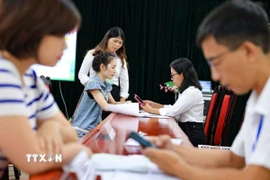 Hà Nội ngày đầu triển khai chính quyền 2 cấp. (Ảnh: Thanh Tùng/TTXVN)