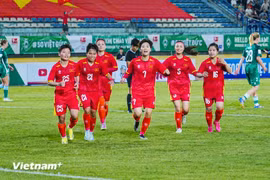 Liên đoàn Bóng đá Việt Nam (VFF) đề ra mục tiêu: Bóng đá Nữ Việt Nam phấn đấu giành quyền tham dự World Cup 2031. (Ảnh: Việt Anh/Vietnam+)