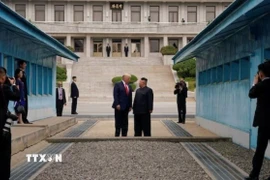 (Tư liệu) làng đình chiến Panmunjom. (Ảnh: Reuters/TTXVN)