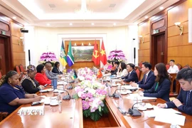 Quang cảnh hội đàm. (Ảnh: Phương Hoa/TTXVN)