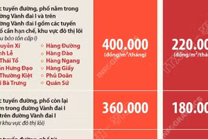Quy định về sử dụng tạm thời lòng đường, hè phố để trông giữ xe