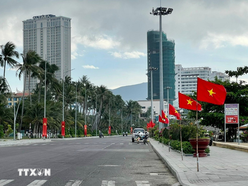 Một góc thành phố Quy Nhơn. (Ảnh: Nguyên Linh/TTXVN)