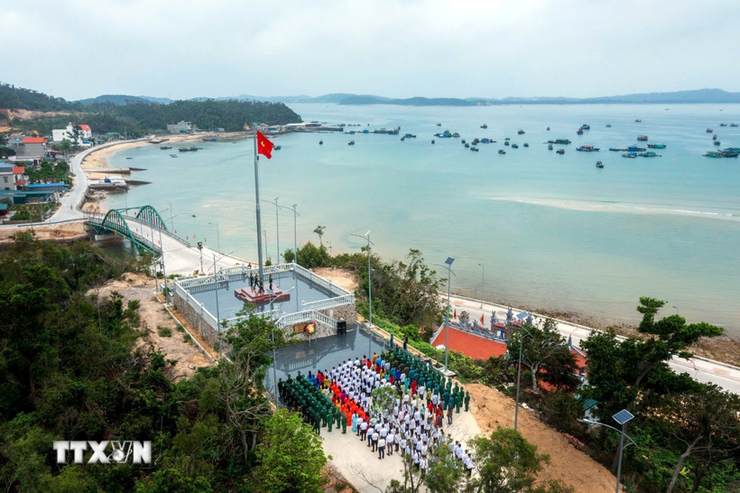 Xã đảo Thanh Lân, huyện Cô Tô (Quảng Ninh). (Ảnh minh họa: Phương Mến/TTXVN phát)