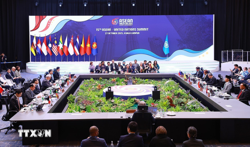 Hội nghị Cấp cao ASEAN-Liên hợp quốc lần thứ 15. (Ảnh: Dương Giang/TTXVN)
