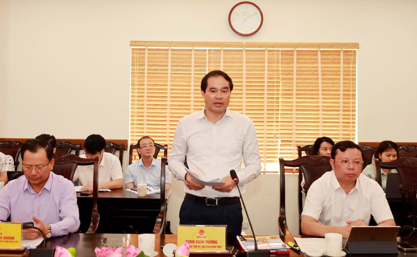 Chủ tịch Ủy ban Nhân dân tỉnh Lào Cai Trịnh Xuân Trường. (Ảnh: Quốc Khánh/TTXVN)