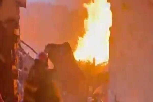 Hiện trường vụ nổ. (Nguồn: mehrnews.com)