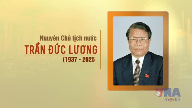 Nguyên Ủy viên Bộ Chính trị, nguyên Chủ tịch nước Trần Đức Lương. (Nguồn: TTXVN)