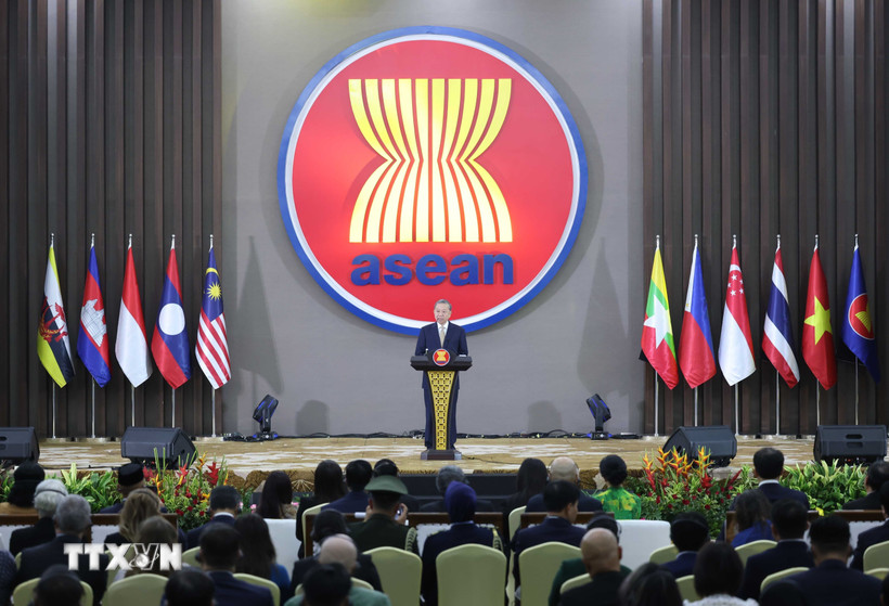 Tổng Bí thư Tô Lâm phát biểu. (Ảnh: Thống Nhất/TTXVN)