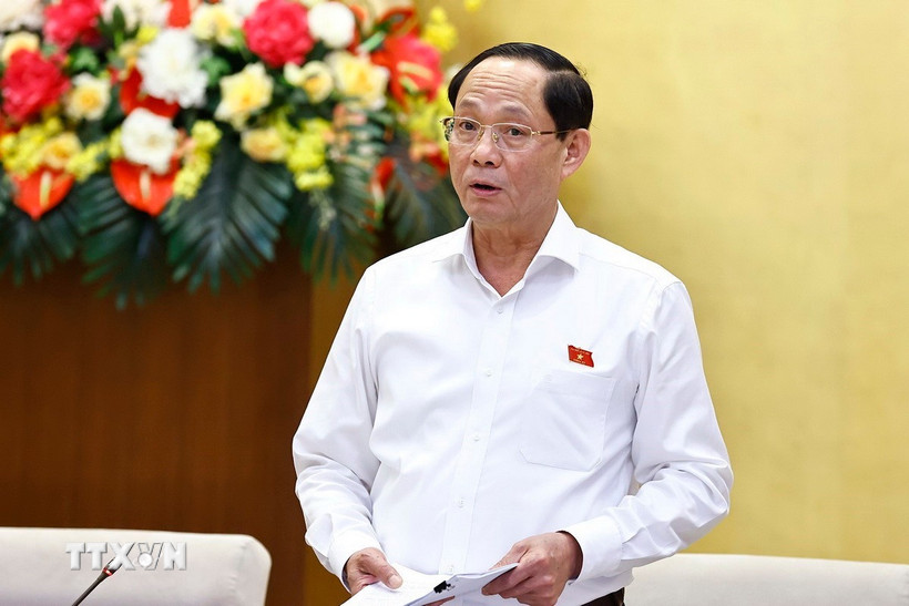 Phó Chủ tịch Quốc hội Trần Quang Phương phát biểu. (Ảnh: Doãn Tấn/TTXVN)