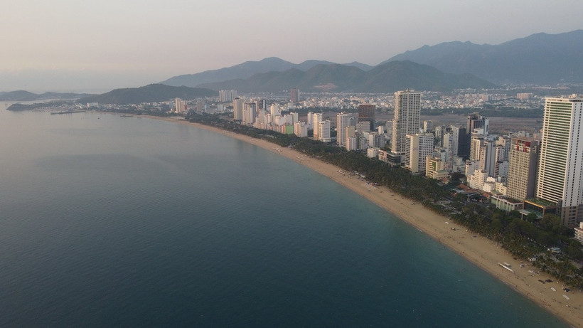 Một góc thành phố Nha Trang, tỉnh Khánh Hòa. (Ảnh: Hoàng Hiếu/TTXVN)