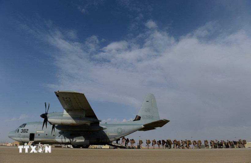 Máy bay vận tải C-130J Super Hercules. (Ảnh: AFP/TTXVN)