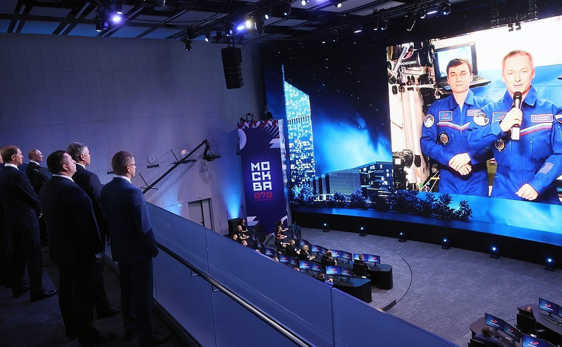 Bên trong Trung tâm Vũ trụ Nga. (Nguồn: kremlin.ru)