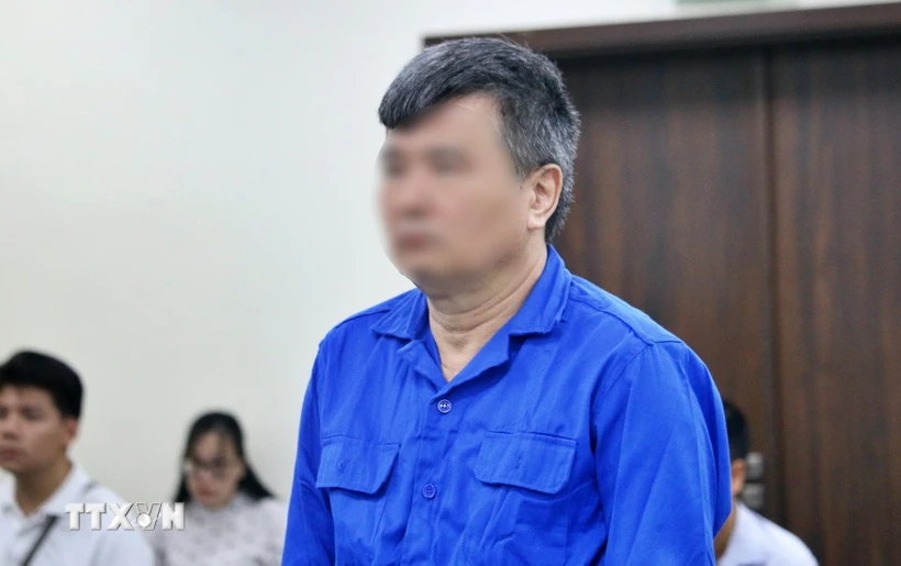 Bị cáo Nguyễn Lộc An bị buộc tội nhận hối lộ hơn 14 tỷ đồng. (Ảnh: Kim Anh/TTXVN)