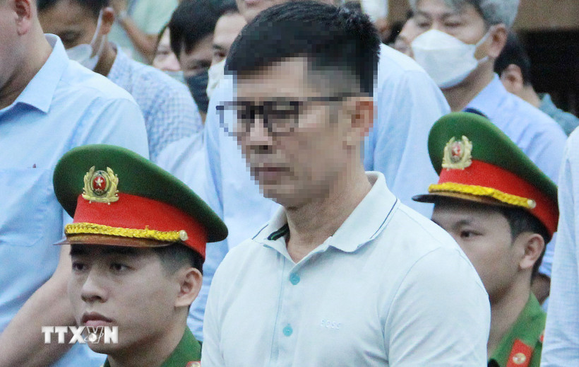 Bị cáo Nguyễn Duy Hưng, cựu Chủ tịch Tập đoàn Thuận An bị đề nghị mức án từ 10-11 năm tù. (Ảnh: Phạm Kiên/TTXVN)