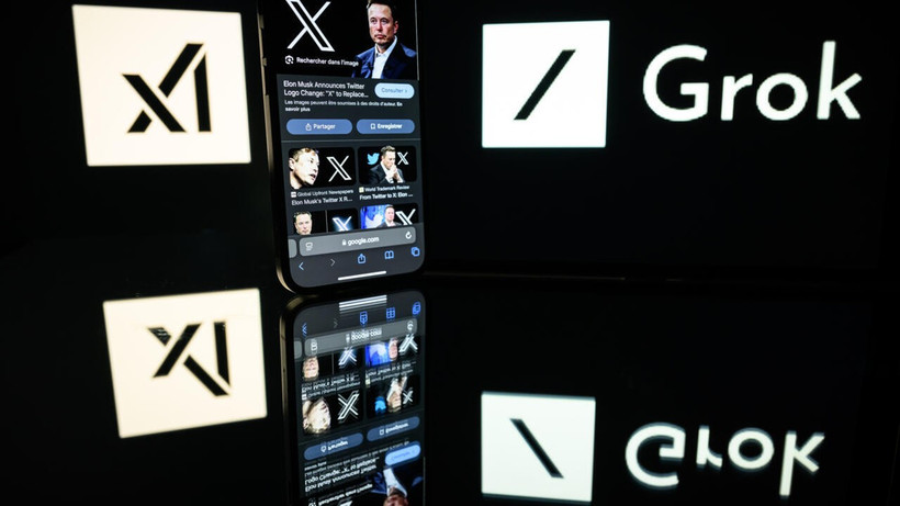 Chatbot Grok. (Nguồn: France 24)