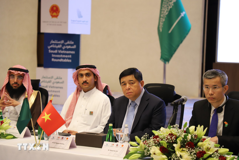 Phó Thủ tướng Nguyễn Chí Dũng chủ trì Tọa đàm Đầu tư Việt Nam-Saudi Arabia. (Ảnh: Nguyễn Trường/ TTXVN)