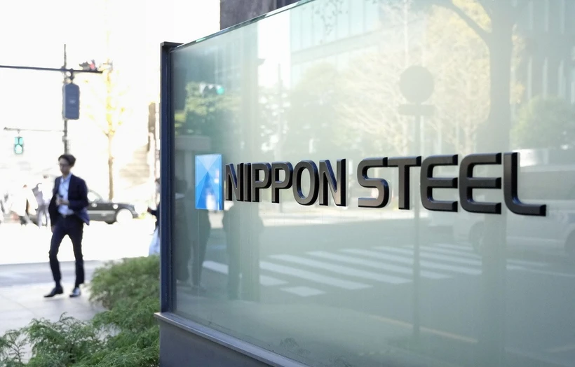 Trụ sở Công ty thép Nippon Steel tại Tokyo, Nhật Bản. (Ảnh: Kyodo/TTXVN)