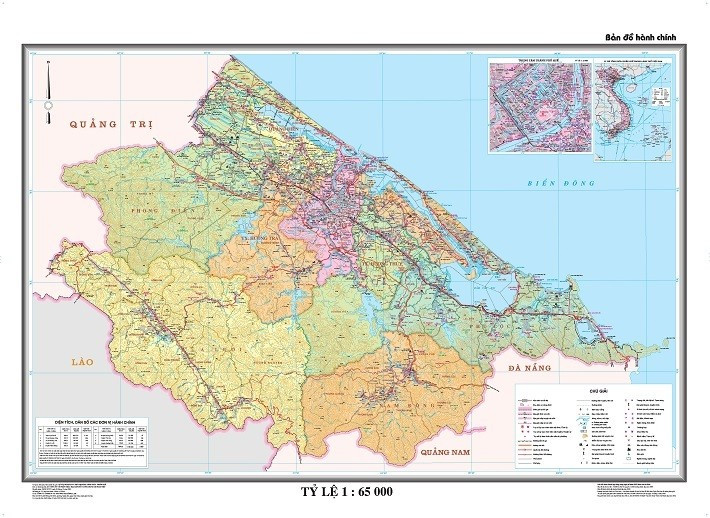 Hành chính thành phố Huế. (Nguồn: Hue.gov.vn)