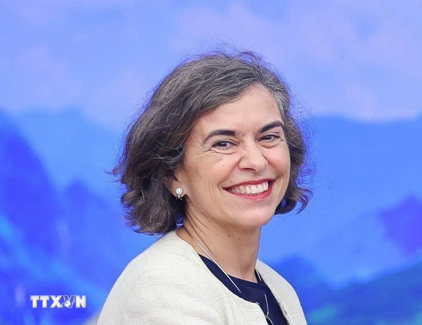 Bà Carmen Cano De Lasala, Đại sứ Tây Ban Nha tại Việt Nam. (Ảnh: Dương Giang/TTXVN)