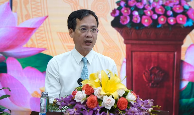 Phó Chủ tịch UBND tỉnh Đồng Tháp Trần Trí Quang. (Ảnh: Nhựt An/TTXVN)
