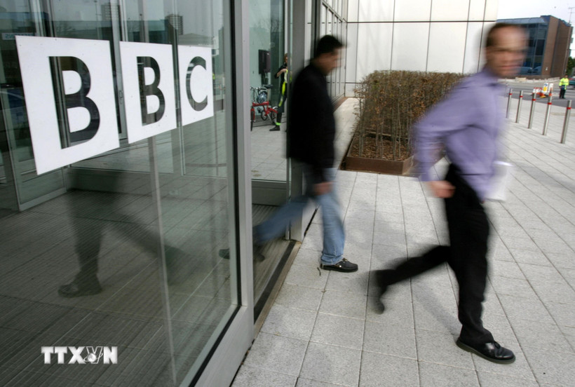 Trụ sở hãng tin BBC ở London, Anh. (Ảnh: AFP/TTXVN)