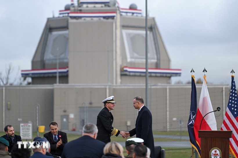 Căn cứ phòng thủ tên lửa của Mỹ tại Redzikowo, miền Bắc Ba Lan. (Ảnh: PAP/TTXVN)