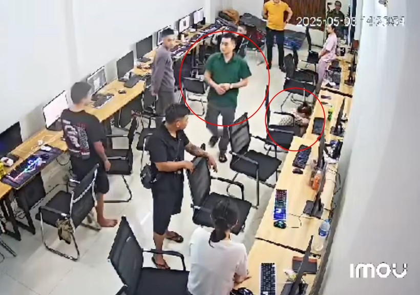 Ảnh cắt từ clip. (Nguồn: Facebook Hà Nội News)