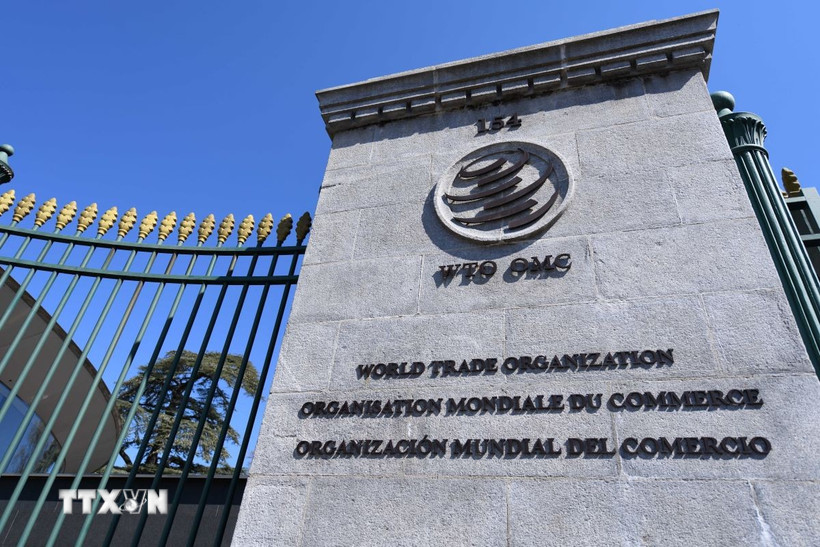 Trụ sở Tổ chức Thương mại Thế giới tại Geneva, Thụy Sĩ. (Ảnh: THX/TTXVN)