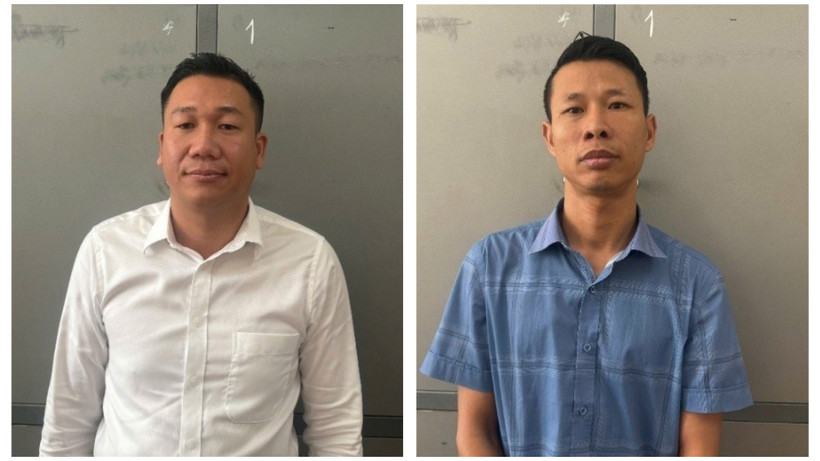 Đối tượng Phạm Khắc Học (trái) và đối tượng Trần Văn Kiên. (Nguồn: TYTXVN)