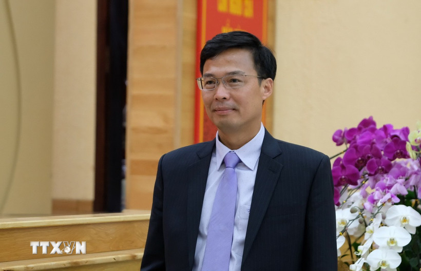 Đồng chí Đinh Văn Tuấn giữ chức Phó Chủ tịch UBND tỉnh Lâm Đồng nhiệm kỳ 2021-2026. (Ảnh: Nguyễn Dũng/TTXVN)