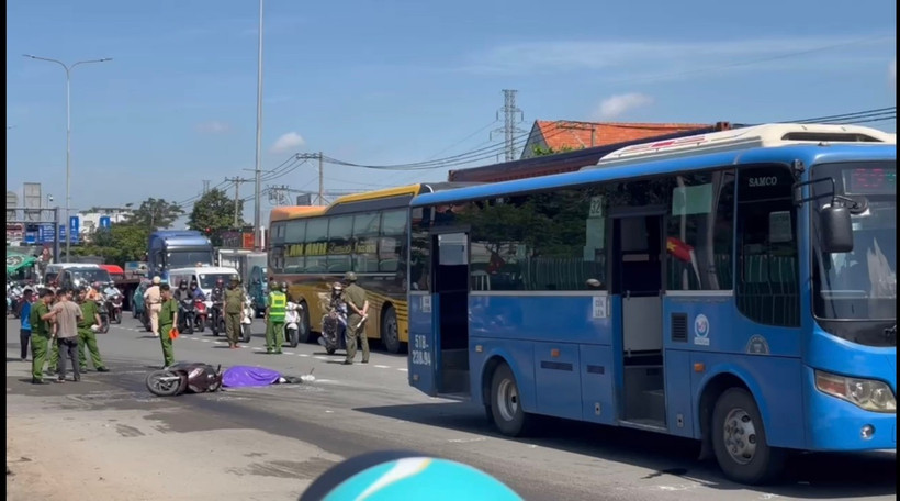 Hiện trường vụ tai nạn. (Nguồn: Tiền Phong)