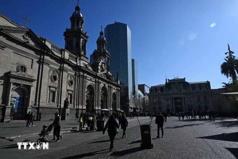 Quang cảnh thủ đô Santiago của Chile. (Ảnh: Getty Images/TTXVN)