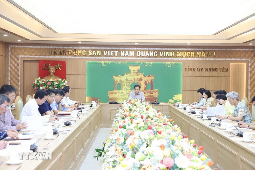 Quang cảnh buổi họp. (Ảnh Mạnh Khánh/TTXVN)