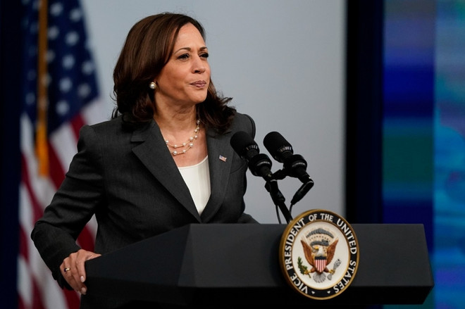 Phó Tổng thống Kamala Harris. (Nguồn: Reuters) Mỹ công bố tài trợ 600 triệu USD cho khu vực Thái Bình Dương ảnh 1