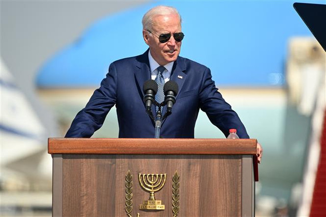 Tổng thống Mỹ Joe Biden. (Ảnh: AFP/TTXVN) Mỹ muốn thảo luận về tương lai của quan hệ với thế giới Arab ảnh 1