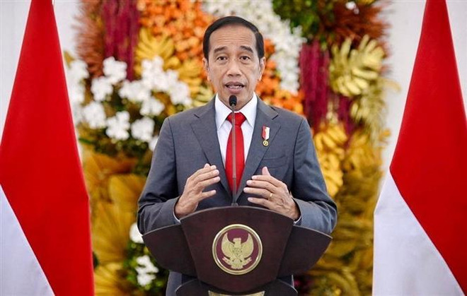Tổng thống Indonesia Joko Widodo. (Ảnh: AFP/TTXVN) Tổng thống Indonesia Joko Widodo sắp có chuyến thăm Hàn Quốc ảnh 1