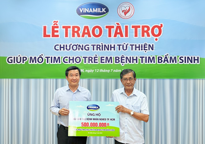 Gần 1.300 bệnh nhân nghèo được Vinamilk hỗ trợ phẫu thuật tim và mắt ảnh 1