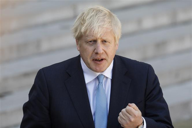 Thủ tướng Anh Boris Johnson. (Nguồn: AFP/TTXVN) Thủ tướng Anh Boris Johnson cảm thấy lạc quan hơn về Brexit ảnh 1