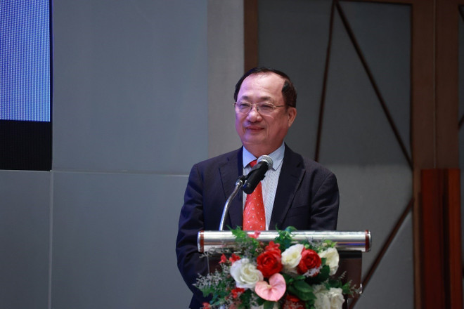 Thượng tướng, Phó Giáo sư, Tiến sỹ Nguyễn Văn Thành, Chủ tịch Hội Hữu nghị Việt Nam-Thái Lan phát biểu tại cuộc họp. (Ảnh: TTXVN phát) ttxvn_viet_thai_2.jpg